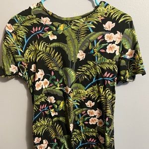 Floral Shirt, Size S